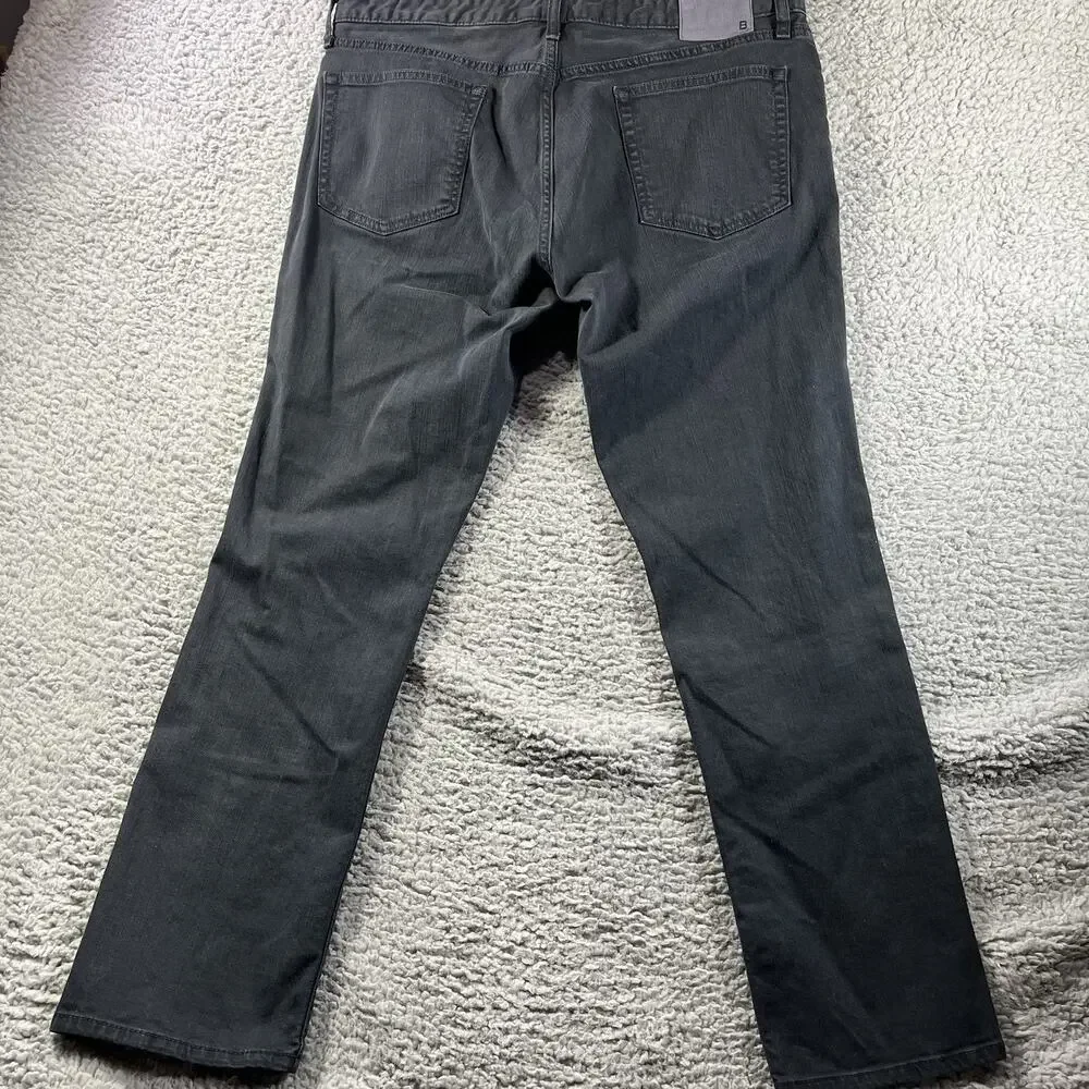 Bonobos Men Travel Jean Pants by Bonobos Black Stretch Denim Size 38x32